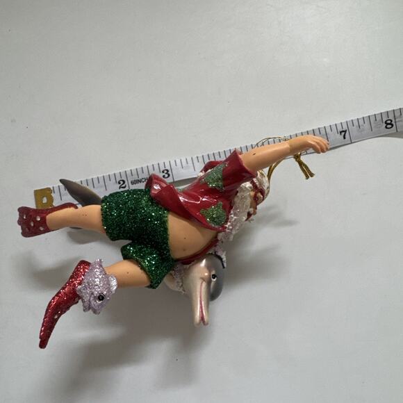 RARE December Diamonds SANTA AND FRIENDS 2006 #55-90333 Christmas Ornaments - Picture 4 of 10